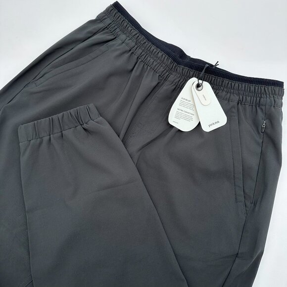 prAna Women's Wonderland Rocks E Waist Mid Rise Jogger, Size Medium,‎ Black - Picture 1 of 12